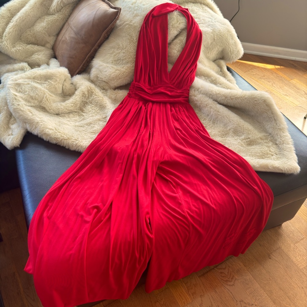 Red flattering Jumpsuit